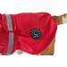 HUNTER UPPSALA Rain Dog Raincoat - Reflective Stripes Size 35 Red | Shop Internationally for Quality Pet Gear - Buy Online on GoSupps.com