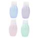MERRYHAPY MERRYHAPY 4Pcs Nail Press Bottle Travel Lotion Bottles Containers For Liquids Container Plastic Lotion Resurrection Water Spin Nail Removal