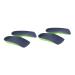 Mobestech 2 Pairs Orthotic Insert Fallen Arches Insoles L Shape Leg Insoles Medical Insoles High Arch Insoles Arch Support Insert Arch Support for Gasket Sole of Foot Women's