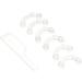 Buy VANANA 6 Pairs Nose Lifting Shaper Inserts - Soft Silicone No Pain Nose Up Corrector Tool (Black & White) - Comfortable & Easy to Use - International Shipping Available - Buy Online on GoSupps.com