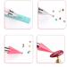 5pcs Double Head Nail Tip Pens - Pink Crystal Pen for Nail Art | International Shipping Available - Buy Online on GoSupps.com