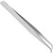 False Eyelash Applicator High Rebound Tail Eyelash Grafting Tweezers for Hair Salon for Beauty Dress Up for Beauty Shop for Personal Dress (Silver) - Buy Online on GoSupps.com