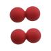 Clispeed 2st peanut massage silicone gag self-massage muscle roll silicone roller foot massage peanuts massage ball peanut yoga roller peanut ball foot sole massage ball fascia ball fitness