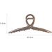 Hair Clip 3 Pc Hair Claw Clips for Women Large Non-Slip Strong Metal Hair Clips Sparkly Hold Hair Jaw Clips - Buy Online on GoSupps.com