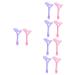 Angoily 10 Pcs Eyeliner Mascara Shield Guard Lipstick Drawing Aid Lipstick Wearing Aid Eye Makeup Tool mediumx5pcs Assorted Colorx5pcs