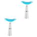 minkissy 2 Sets Neck Guard Double Chin Remover Anti-wrinkle Neck Care Tool Neck Beauty Instrument Neck Beauty Tool Anti-wrinkle Device Neckline Nursing Instrument Abs White