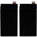 PowerStar 2 Pack 6V 10AH SLA Battery RBC52 for Tripplite | 2 Year Warranty | International Shipping Available - Buy Online on GoSupps.com