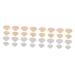 FOMIYES 32 Pcs Follow-up Subsidy High Heeled Sneakers for Women Womens Shoe Insoles Anti Slip Shoe Cushion Heel Pads Thicken Foot Cushion Shoe Heel Shoe Patch Lining Sponge Light Grey Beigex4pcs 8.5x5.8x0.2cmx4pcs