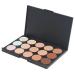 Accessotech 15 Color Pure Concealer Camouflage Palette Makeup Eyeshadow Bronzer Equipment Set