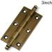 Door Hinge 5 Pcs Antique Brass Decorative Cabinet Hinges Kitchen Cupboard Door Butt Hinges Door Lock Accessories (Size : 2.5 inch) (3 Inch) - Buy Online on GoSupps.com