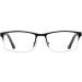 EYECEDAR Amcedar 5-Pack Reading Glasses Men Metal Half-Frame Spring Hinges Stainless Steel Material Readers +2.50 5 Pairs Mix 2.5 x - Buy Online on GoSupps.com