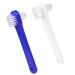 GLEAVI 8 Pcs Denture Cleaning Brush Set - Double Head Toothbrush & Pot Stand for Effortless Oral Care - Buy Online on GoSupps.com