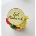 6 Pcs Eid Mubarak Cupcake Disc Toppers Gold Rose Gold Silver Eid Cupcake Discs Eid Cupcake Toppers Eid Gift Tags Eid Gift Charms Decorations. (Gold)