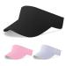 Aomig Visor Cap for Men & Women - Breathable Summer Cap with Sun Protection for Golf Baseball & Tennis (Black) - Buy Online on GoSupps.com