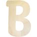 Large Wooden Letters 30cm Wooden Letter for Crafts Children's Names Capital Alphabet 5mm Thick Unfinished MDF Wood Slices Nursery Wall Hanging Art Sign Board Painting Home Decor (B)