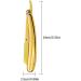 Manual Razor with Folding Handle - Barber Shaving Tool & Hair Clipper - Golden Finish (No Shaving Disc) - Buy Online on GoSupps.com