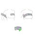 Post Surgical Breast Implant Stabilizer Support Band - Chest Compression Brace for Large Breast Exercise - Buy Online on GoSupps.com
