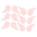 6 Pairs Angel Wings Hairpin Cartoon Hair Clips Pink Wing Hairpin Kawaii Accessories Hair Accessory for Women Lovely Hair Accessories Fabric Miss Birthday Present Make up