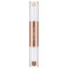 jojomis Highlighters Stick Double-Head Makeup Concealer Contouring Cream Set Face Highlighters Sticks - Lotus + Dark Brown