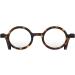 LONDON MOLE Round Reading Glasses 2.5x | Stylish Men's Women's Unisex Readers | Spring Hinges Gloss Brown Tortoiseshell - Buy Online on GoSupps.com