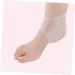 Beavorty 1 Pair Heel Cups Silicone Heel Protectors Silicone Socks Anti- Slip Silicone Feet Heel Socks Heel Guard for Men& Women Shoe Filler Gelt White Anti-Crack Sleeve Men and Women - Buy Online on GoSupps.com