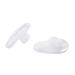 Baixia Soft Oval Silicone Nose Pad for Glasses (Transparent 5 Pairs)