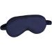 Silk Sleep Mask with Adjustable Strap - Comfortable Satin Blackout Eyeshade for Men & Women - Ideal for Night Sleep (Black & Pink - Buy Online on GoSupps.com