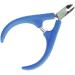 Stainless Steel 1/2 Jaw Spring ABS Handle Cuticle Nipper Hangnail Clipper for Nail Art Manicure Pedicure---Random Color - Buy Online on GoSupps.com