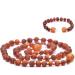 RAW Baltic Amber Necklace and Amber Bracelet - Natural Amber from Baltic Region  Genuine Amber (13in. and 5.5in.)