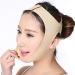 Face Lifting Slimming Belt  Facial Cheek V Shape Lift Up Thin Mask Strap Face Line Smooth Breathable Bandage (M) Medium (Pack of 1)