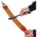 Genuine Leather Razor Strop for Sharp Shaving - Double Sided Sharpening Belt for Razor and Folding Knife - Buy Online on GoSupps.com