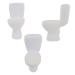 Stress Relief Squeezable Foam Toilet Set of 3