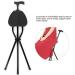 SilteD Unisex Foldable Crutch Multifunctional Lightweight Folding Aluminum Cane with Seat 3 Legs Handle Cane Walking Stick for Trade Fair Shows Traveling Resting Crutches - Buy Online on GoSupps.com