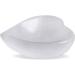 Selenite Charging Heart Bowl 10cm - Spiritual Healing Crystal Alter Bowl for Cleansing and Recharging Crystals - Meditation Decoration Gift - Buy Online on GoSupps.com