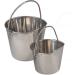ProSelect 2-Quart Stainless Steel Flat Sided Pet Pail - Durable and Rust-Resistant - Buy Online on GoSupps.com