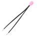 Nail Tweezers Double Sided Nail Art Sticker Silicone Press Rhinestone Picker Nippers Black Brushes
