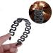 3 Pcs Hair Braiding Tool Roller Set - Black DIY Hair Styling Bun Maker - Buy Online on GoSupps.com
