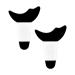 SAVITA 2pcs Eye Makeup Guard Tool Silicone Eyelash Guide Shield Mascara Makeup Tool Reusable Eyelash Makeup Tools for Women Girl (black)