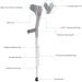 Forearm Crutches Adjustable Crutches Multifunctional Single-Slip Crutch Rebuilt Dog Aluminum Alloy Senior Walking Stick Anti-Fall Hand Cane Adjustable Retractable Crutches Lightweight Arm Crutch - Buy Online on GoSupps.com