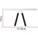 Angoily 1pc Eyebrow Ruler Eyebrow Drawing Tool Brow Stencils Template Balance Ruler Eyebrow Shape - Buy Online on GoSupps.com