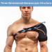Adjustable Shoulder Brace Support for Rotator Cuff Compression - Ideal for Fitness & Training Exercises - Shoulder Brace 02 - Buy Online on GoSupps.com