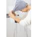 Gray Microfiber Hair Turban Towel | Quick Drying Super Soft Perfect for Hair Care | Practical Fixing Button - International Shipping Available - Buy Online on GoSupps.com