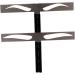 eyebrow drawing tool brow stencils three-point eyebrow ruler eyebrow ruler stencil suite With box - Buy Online on GoSupps.com