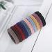 20-Piece Cotton Hair Ties Set - Elastic Ponytail Bands for Women and Girls - Multicolored + Black - 4.5cm Diameter - Buy Online on GoSupps.com