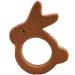Wendysun 10pcs Cartoon Wood Teether - Natural Animal Rabbit Shape Baby Teething Nursing Beech Teether Toy - Buy Online on GoSupps.com