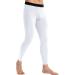 Men's White Cool Dry Compression Pants with Pocket - Medium | Active Workout Leggings for Running, Yoga, Basketball - Buy Online on GoSupps.com