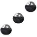 Tovinanna 3 pieces stainless steel massage ball Manual massage practical massage ball body massage gauge muscle reduction massager portable massage ball household roller foot fitness