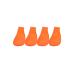 Dog Boots 4 Pcs Dog's Paw Protectors Wear Resistant Dog Boots for Injured Paws Waterproof Dog Shoes for Dog Walking Outside (Small) The Size is 0.79n*2.76in*1.57in/2cm*7cm*4cm