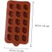 Milisten 4 Pcs Biscuit Mold Small Roasting Pan Cartoon Chocolate Molds Silicone Chocolate Trays Dessert Mould Silicone Jelly Silicone Molds for Baking Ice Pop Molds Child Candy Die Plate - Buy Online on GoSupps.com