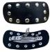 Real leather studded Hair cacher/clip